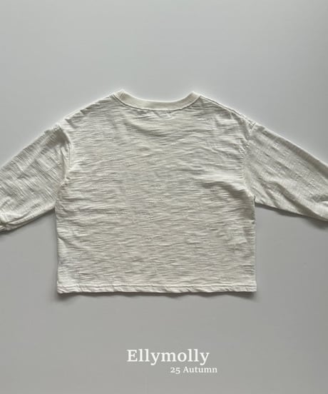 【ellymolly】Again Slub T-Shirt
