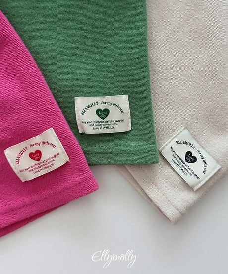 【ellymolly】Raglan Color Block Tee