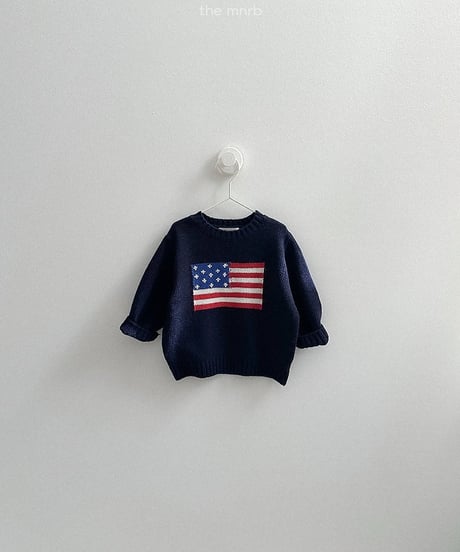【minirobe】American Knit Sweater