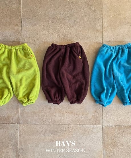 【hans】Cozy Fleece Pants