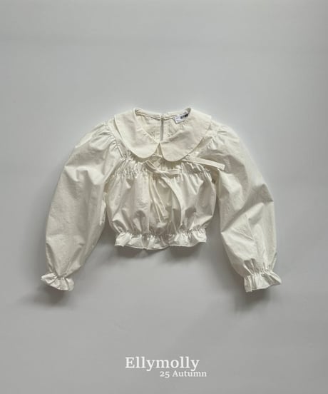 【ellymolly】Sugar Round Collar Blouse