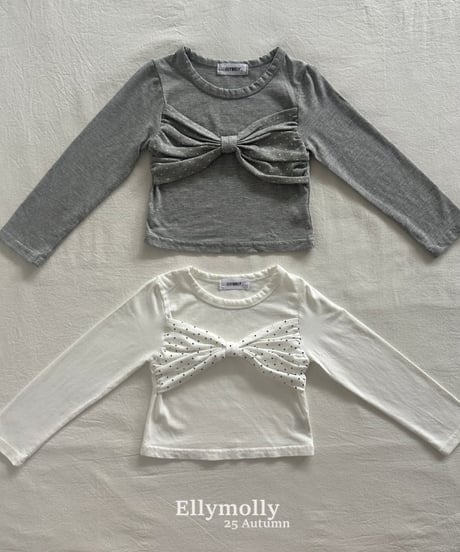 【ellymolly】Joy Ribbon T-Shirt