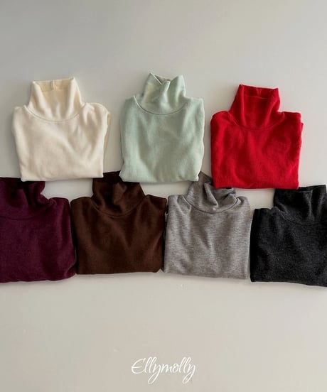 【ellymolly】Snow Warmer Turtleneck Tee