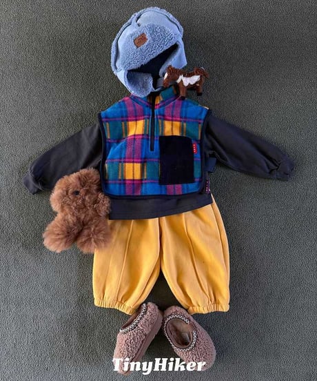 【tiny hiker】Tiny Embroidered Jogger Pants