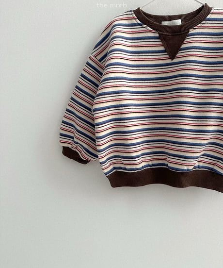 【minirobe】Rainbow sweatshirt