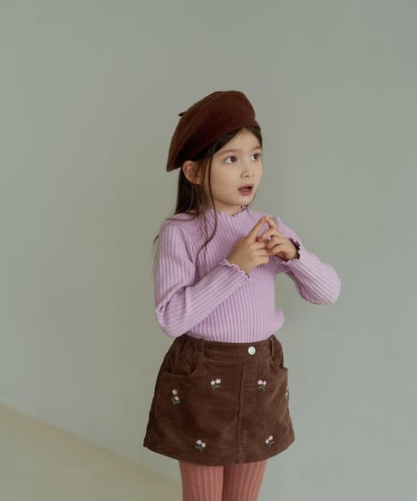 【momoann】Cozy Ribbed Tee