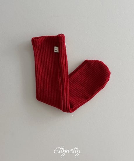 【ellymolly】Wool Ribbed Socks
