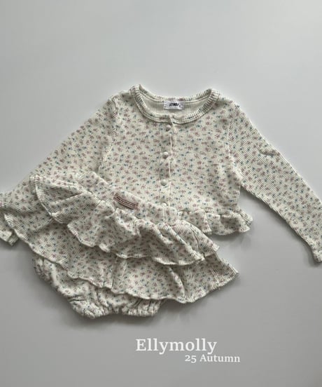 【ellymolly】Girls Waffle Pants