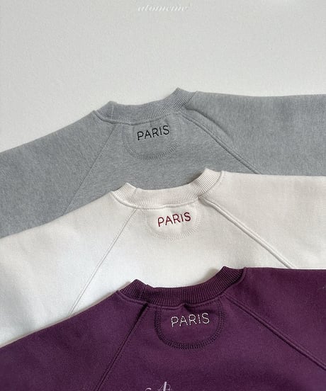 【atomeme】Paris Sweatshirt