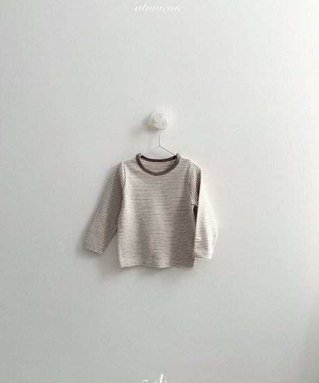 【atomeme】Arden Stripe T