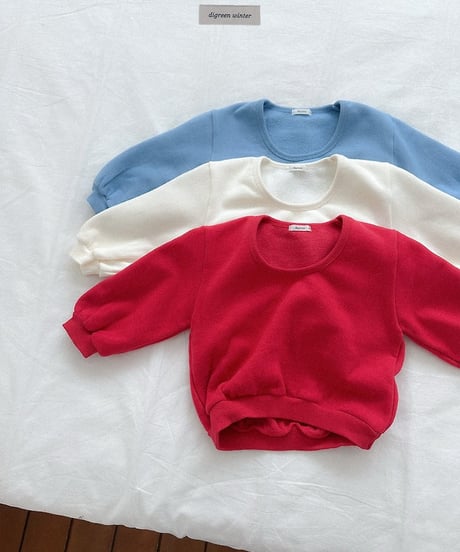 【digreen】Deep U-Neck Sweatshirt