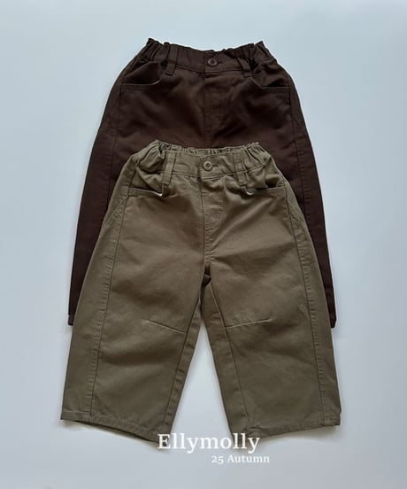 【ellymolly】Wide Dart Pants
