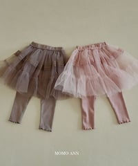 【momoann】Tulle Skirt Leggings