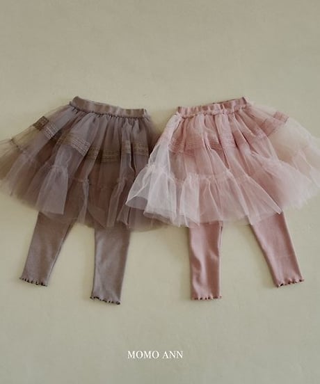 【momoann】Tulle Skirt Leggings