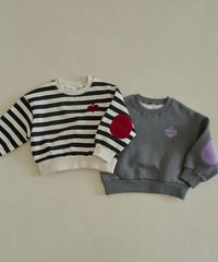 【momoann】Patch Sweatshirt