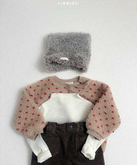 【minirobe】Mink cat beanie