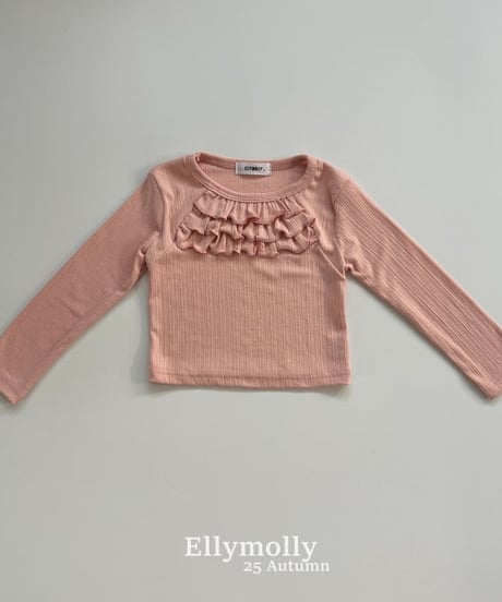 【ellymolly】Sugar Triple Frill T-Shirt