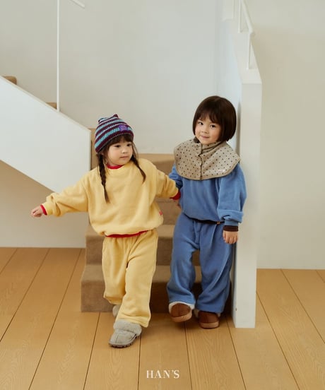 【hans】Terry Fleece Sweatshirt