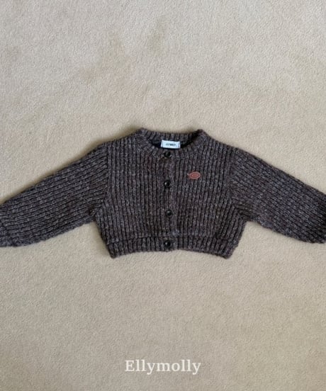【ellymolly】Muffin Wool Cardigan