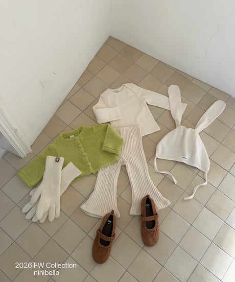 【ninibello】Baby Bunny Bootcut Pants