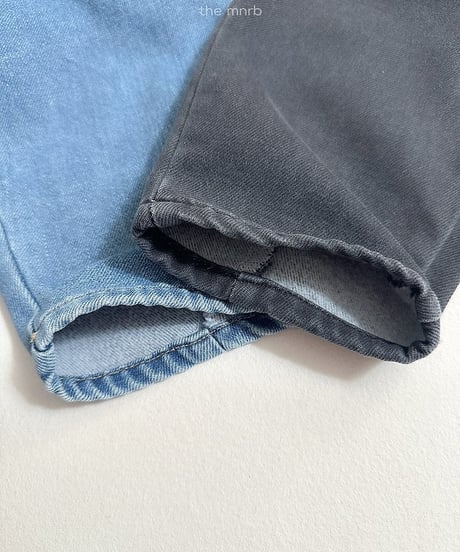 【minirobe】Dart denim pants