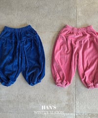 【hans】Tok Tok Velour Pants