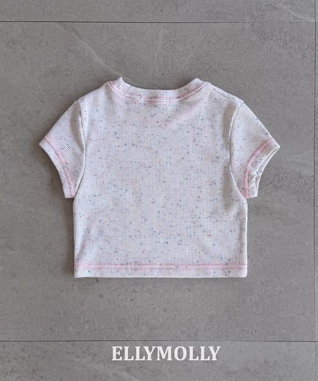 【ellymolly】Rainbow Crop T