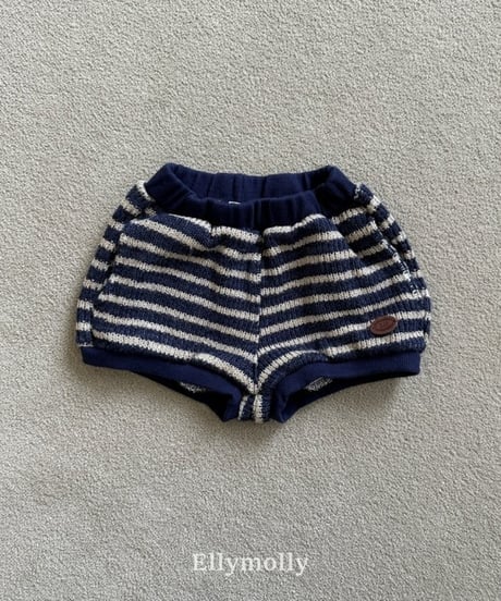 【ellymolly】Woolly Stripe Shorts