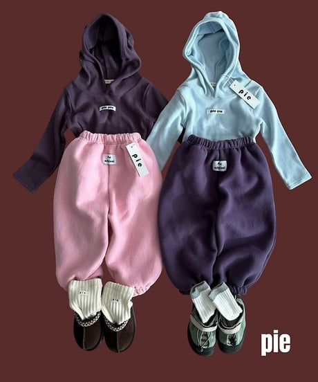 【pie】Mimi Ribbed Hoodie