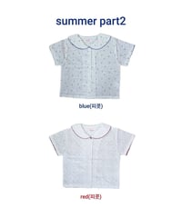 【bymimi】slim fit popcorn shirt