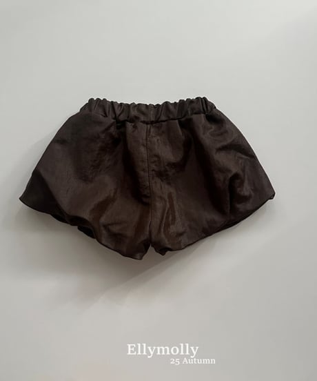 【ellymolly】Coated Balloon Shorts