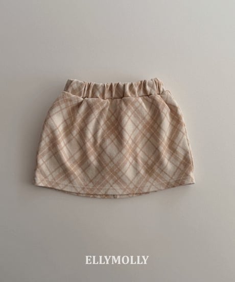 Slash Check Skirt