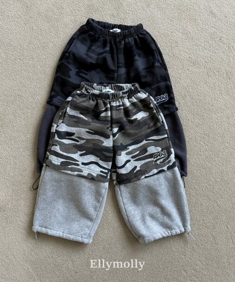 【ellymolly】Soft Camo Pants