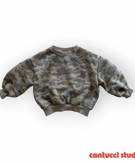 【cantuccistudio】Prim Camo Sweatshirt