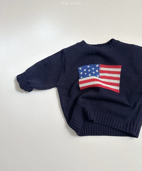 【minirobe】American Knit Sweater