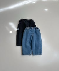 【minirobe】Dart denim pants