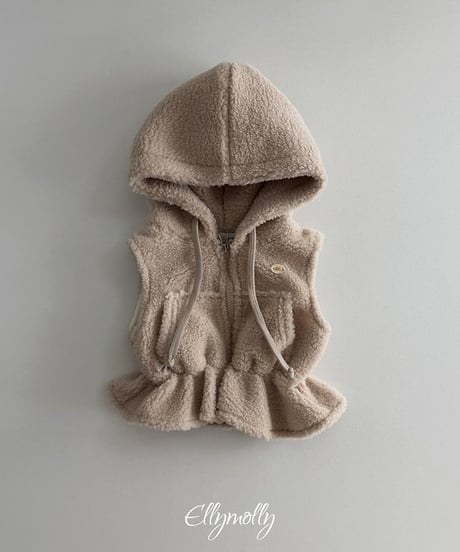 【ellymolly】Bear Hood Vest