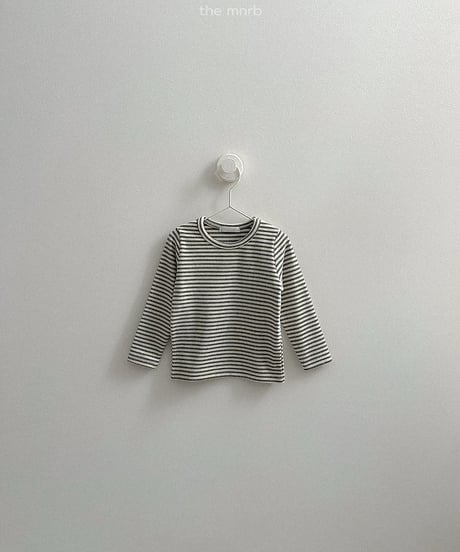 【minirobe】Yoyo Striped T-Shirt