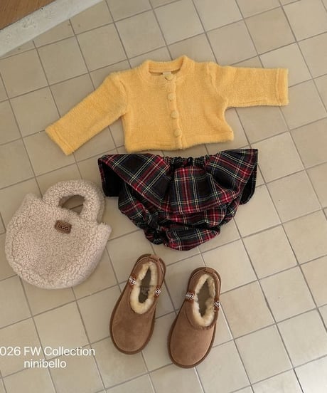 【ninibello】Baby Merry Check Bloomers