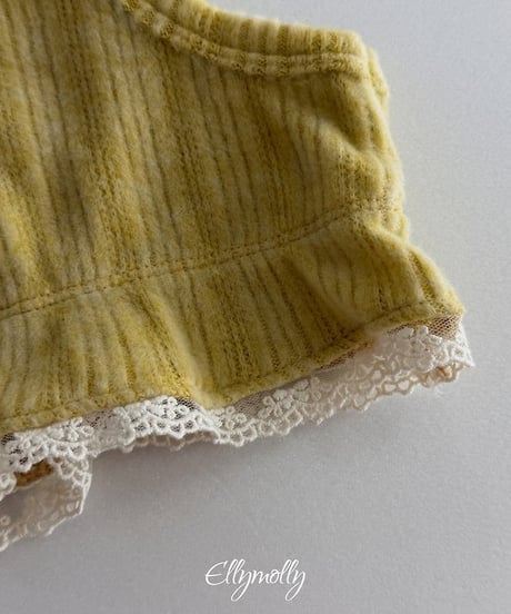 【ellymolly】Mongly Frill Sleeveless Top