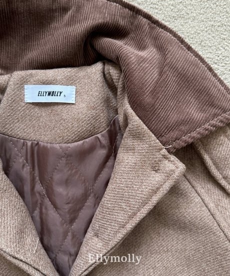 【ellymolly】Fine Long Wool Coat