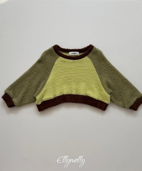【ellymolly】Sweet Muffin Raglan Sweatshirt