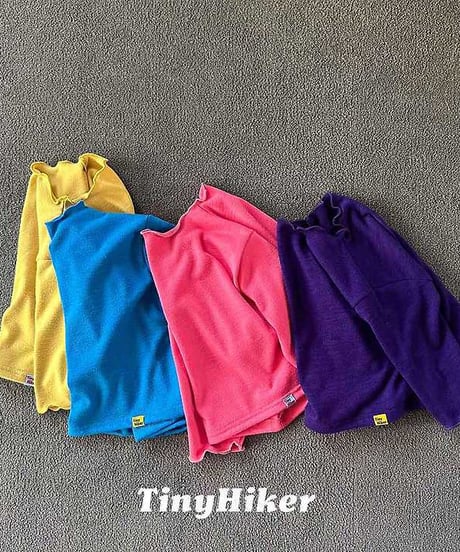 【tiny hiker】Color Pop Lettuce Edge Tee