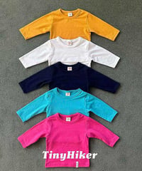 【tiny hiker】Basic Bound Neck Tee
