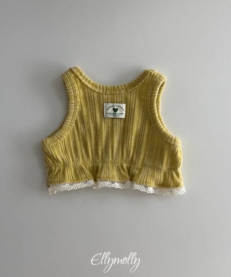 【ellymolly】Mongly Frill Sleeveless Top