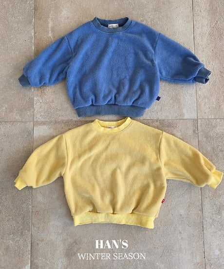 【hans】Terry Fleece Sweatshirt