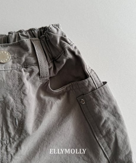 【ellymolly】Pigment Curve Pants