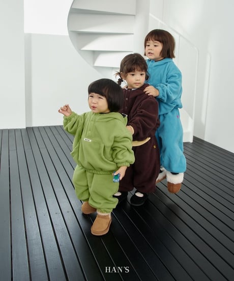 【hans】Fleece Pocket Zip-Up