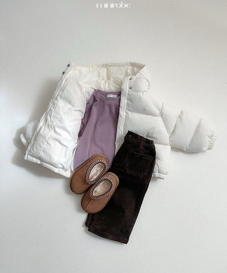 【minirobe】Roro hooded padded jacket