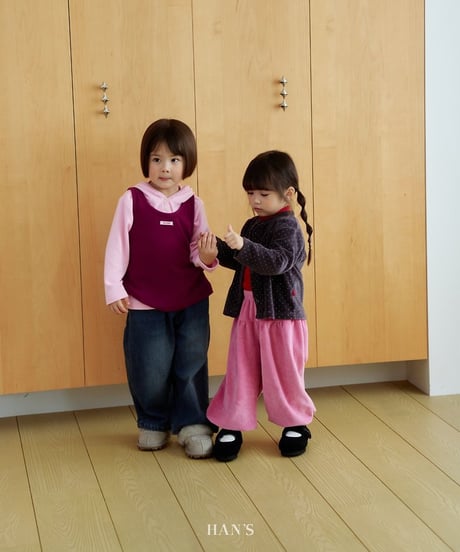 【hans】Velvet Dot Cardigan